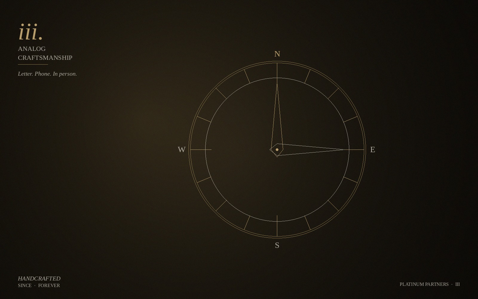 Analog Craftsmanship - アナログを極めた泥臭さの美学